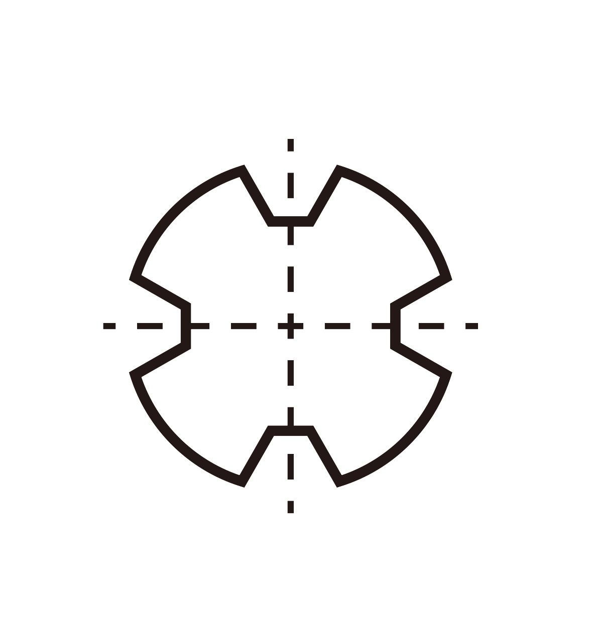 CORTE INTERROMPIDO MÉDIO